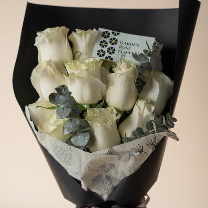 White 1 Dozen Bouquet